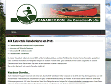 Tablet Screenshot of canadier.com